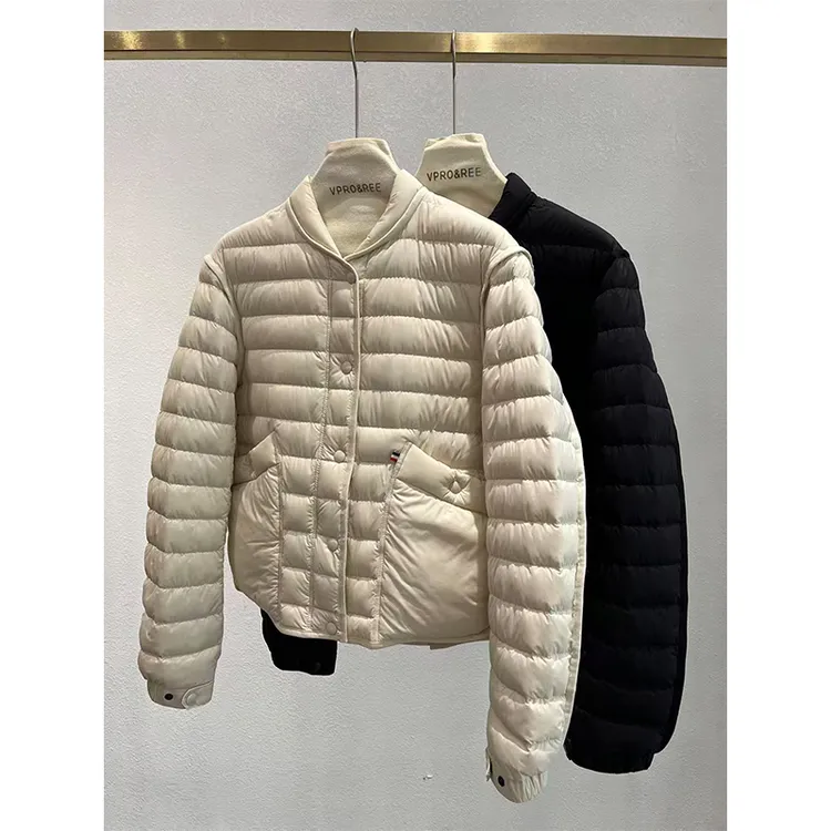 立裁微阔简约羽绒服1869