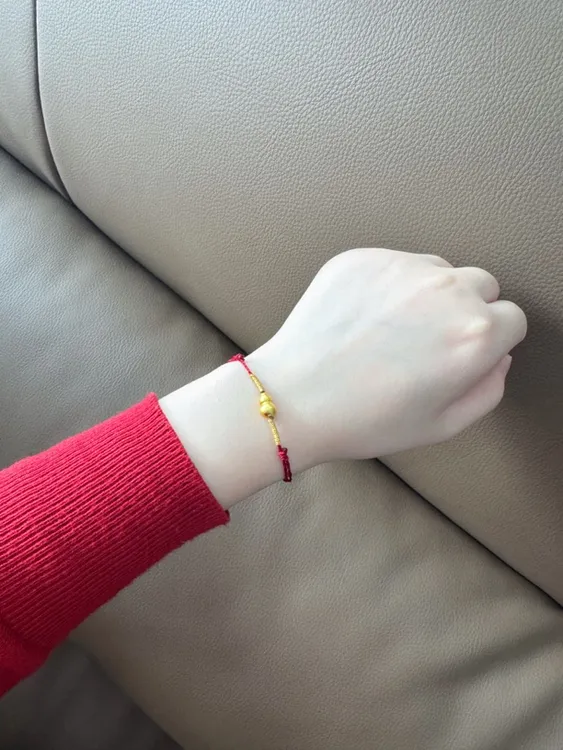 铜镀真金手链 【南普陀】小金葫芦编绳手链无限好运简约百搭本命年