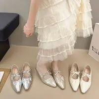 秋休闲款法式女新款百搭软底豆豆鞋单鞋7518-8