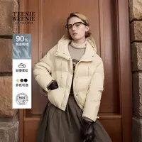 *【双C泡芙】TeenieWeenie小熊女装羽绒服25冬连帽外套TTJD254VW5K
