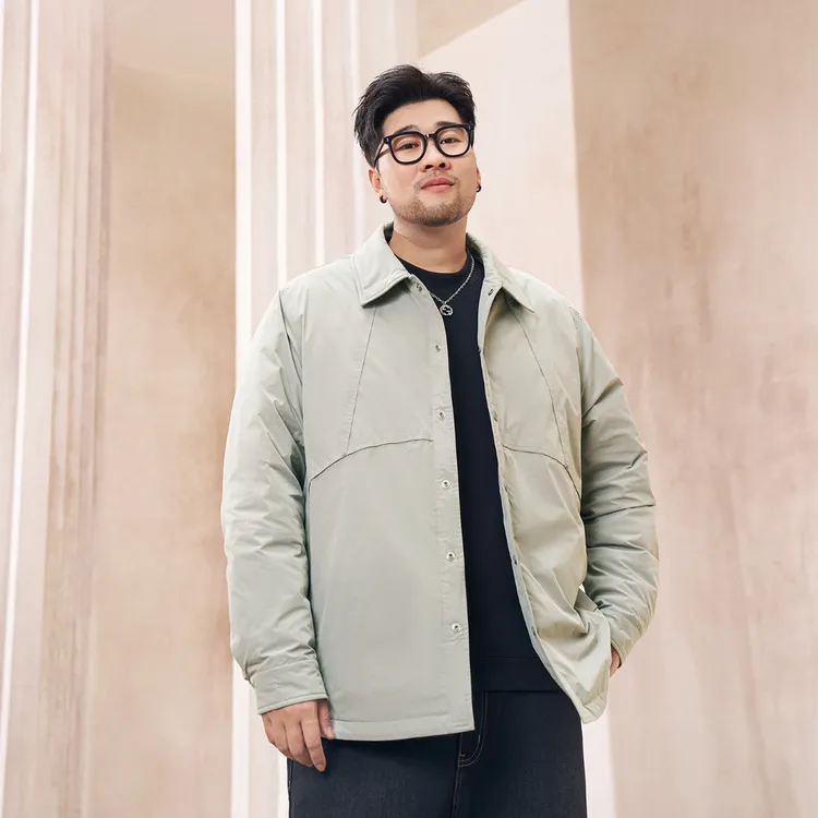 【夹克式羽绒服】森老板大码男装高端90鸭绒冬季保暖防风轻便外套