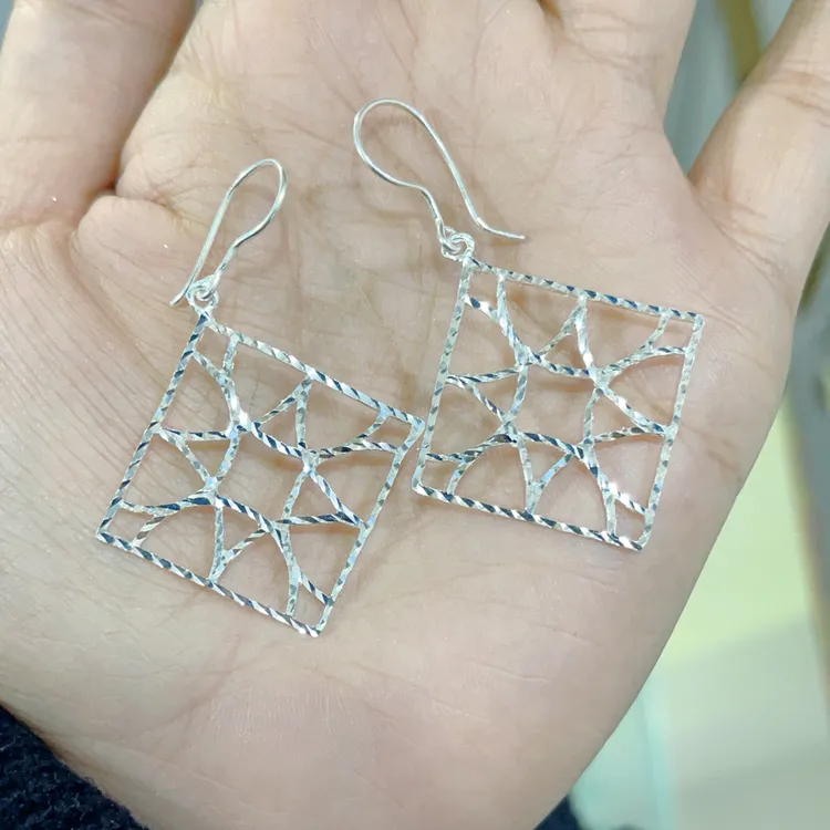 足银耳饰 纯银耳环时尚潮流