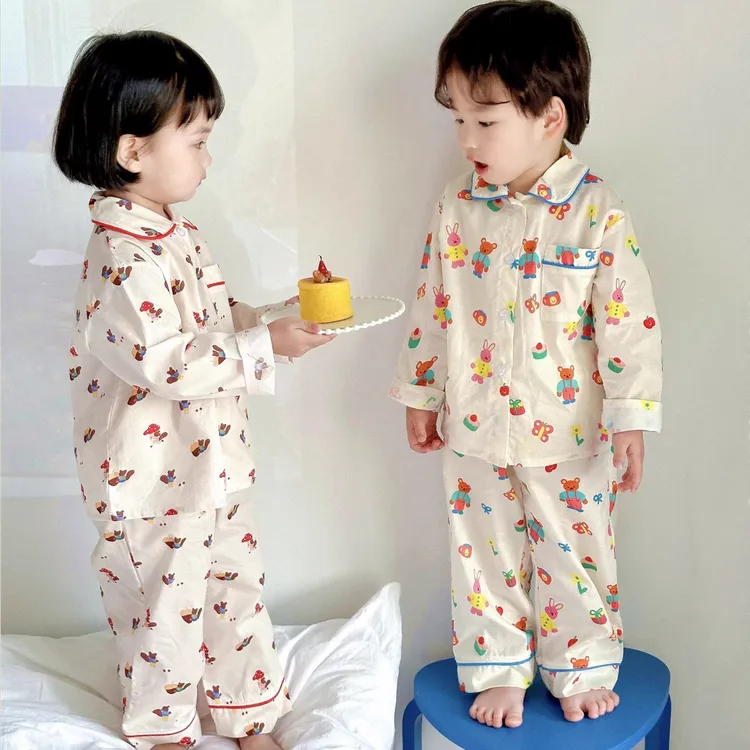 巴拉巴拉云朵【断码】儿童家居服春秋款男女童洋气可爱卡通睡衣宝宝