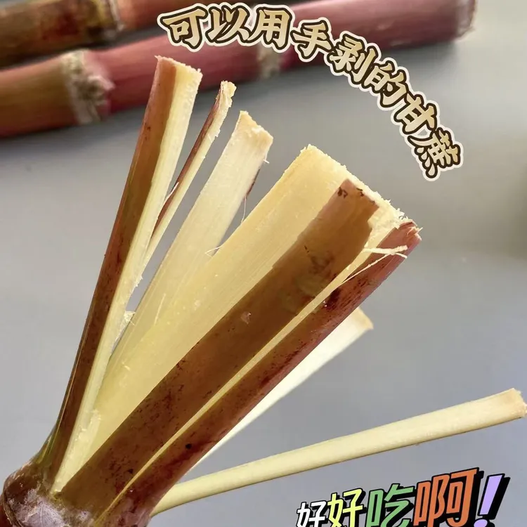 红皮脆皮如意甘蔗云南高山老品种皮薄如纸果肉松软酥脆果果家正品