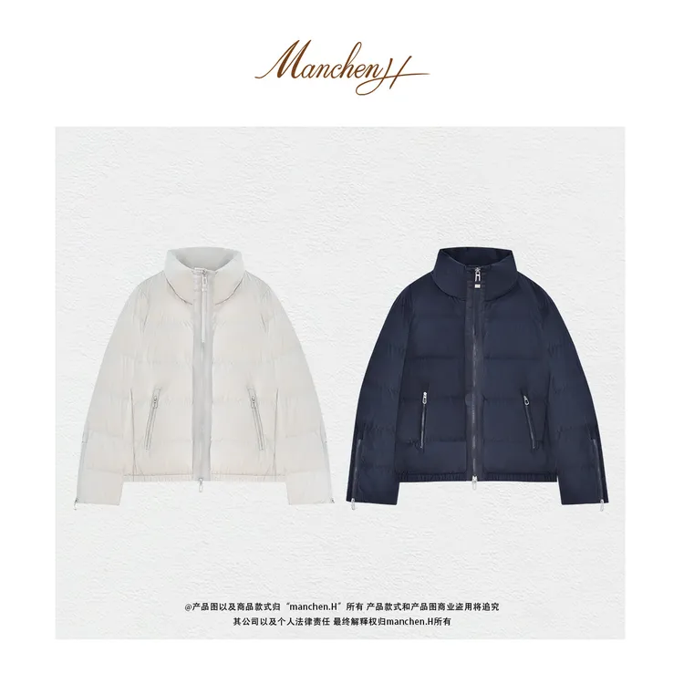 Manchenh"冒险家"德国鲁道夫面料防水轻暖可收纳鹅绒服（含收纳袋）