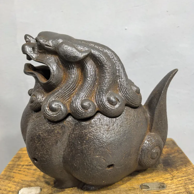 铁艺狮子香薰高度17