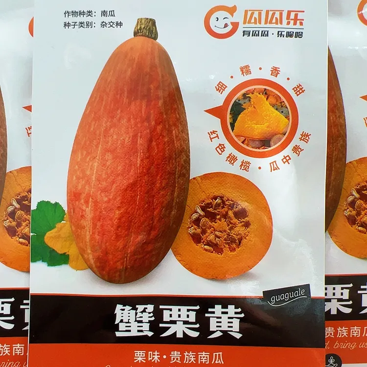 蟹栗黄红贵族南瓜种子10粒