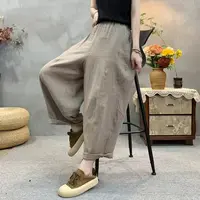 直播货号901~950【无运费险】女裤纯色休闲时尚宽松【直播展示为准】