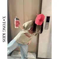  【X•TONG】ins潮牌字母印花短袖T恤