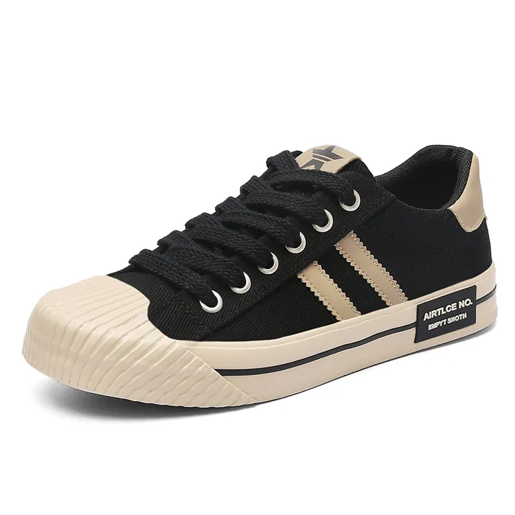 ShanBu/闪步2026春季新款男鞋韩版潮流帆布鞋时尚休闲鞋百搭板鞋