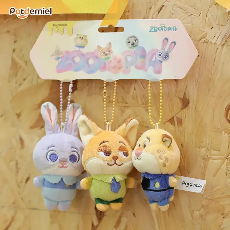 potdemiel蜂蜜罐正版迪士尼疯狂动物城朱迪尼克萌乐系列组合挂件