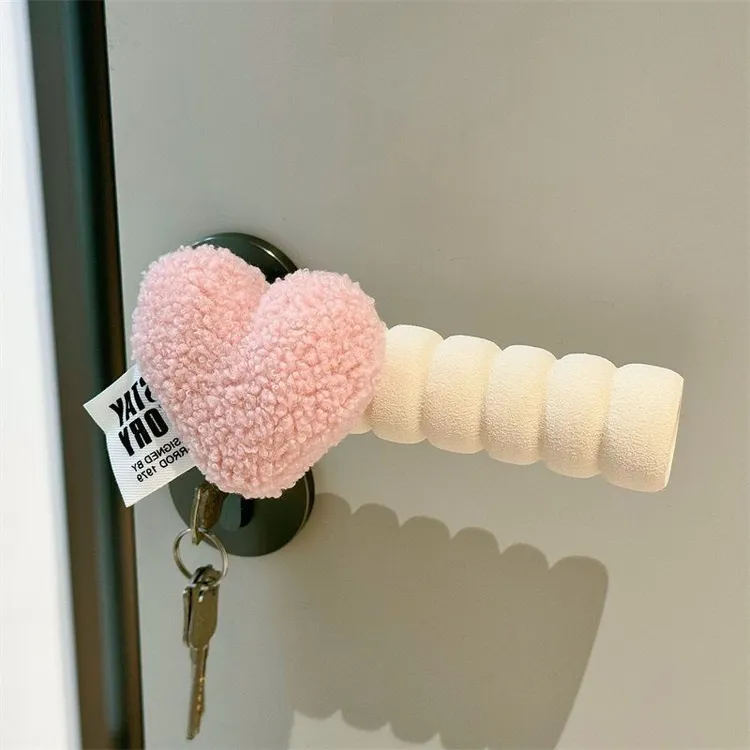 爱心防静电门把手保护套儿童宝宝卧室门防撞把手套ins房门装饰TJ