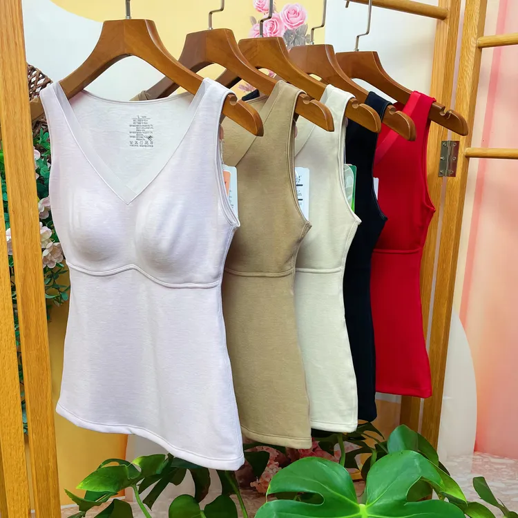 女士秋冬保暖背心舒适亲肤柔软无钢圈内衣