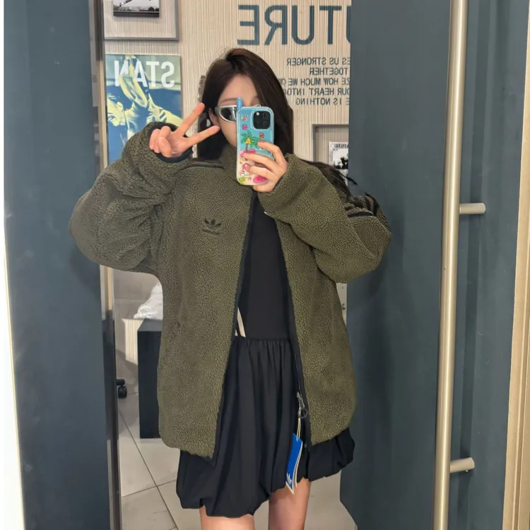 adidas三叶草REVERSIBLE DOWN 秋冬双面穿羽绒服KS6071 KS6072