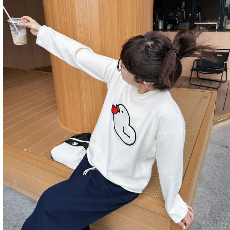 SEVENFUOO-【哒哒鸭】针织毛衣