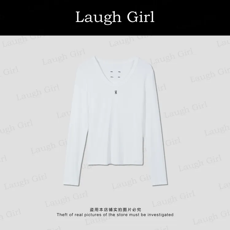 楚楚君 Laugh girl【马吉拉】显瘦肤感刺绣马吉拉上衣TL53902J