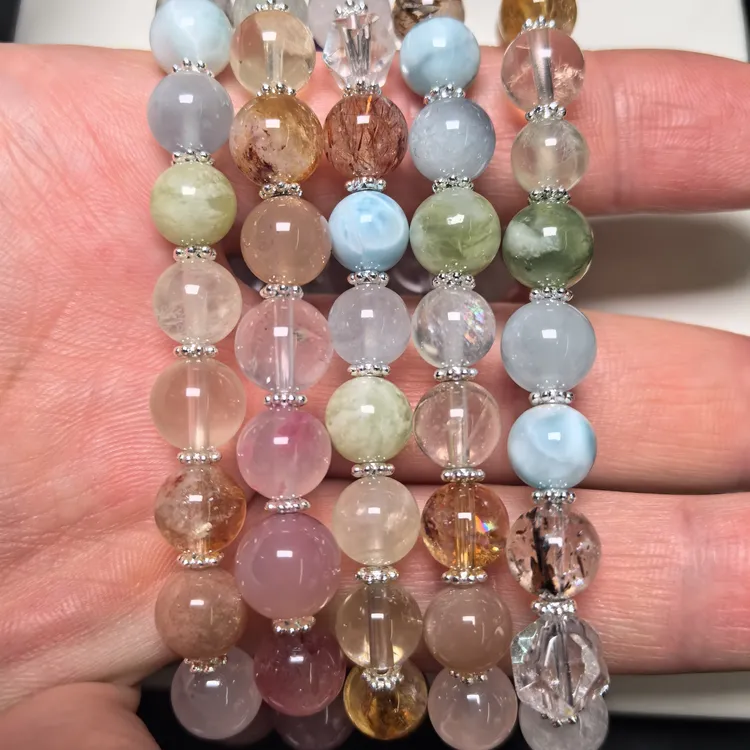 天然水晶多宝手串 女款时尚百搭