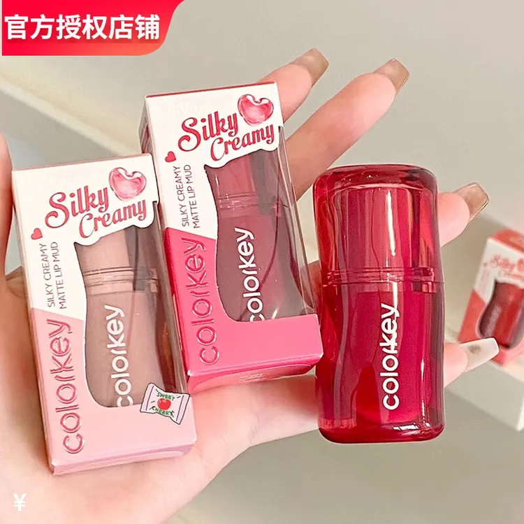 蛇年新品Colorkey珂拉琪捏捏唇泥唇釉口红女丝绒雾面哑光显白唇釉