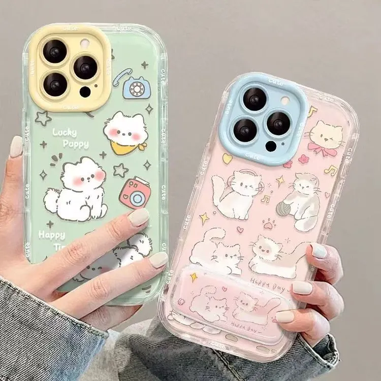 【入月】可爱猫咪IMD精孔果冻壳手机壳