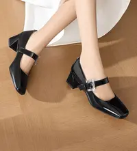 98826新款高品质头层牛皮气质单鞋内里全羊皮不累脚