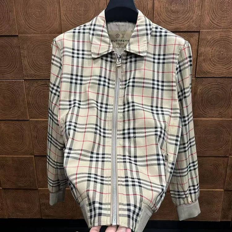 【轻奢】男士经典格子外套