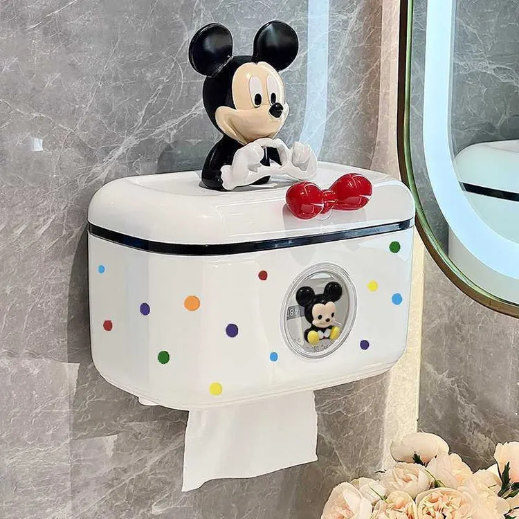 多巴胺纸巾盒卫生间厕纸盒壁挂免打孔厕所卷纸卫生纸抽纸置物架JY