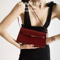 【Vogue推荐款】VERAFIED轻奢小众复古雅丹风女包轻奢小众牛皮包