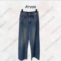 【AR0SE•正品】2025新款牛仔裤秋季唐风美学时尚宽松长裤筒裤3027