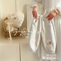 女童可爱卡通一体绒冬款卫裤休闲裤（AYY-W808-冬A）汉服