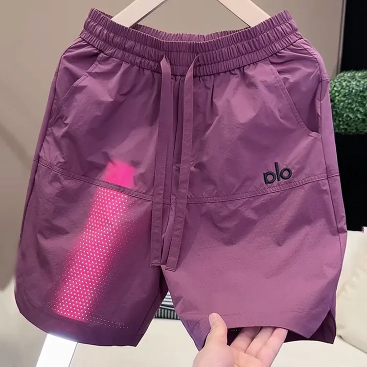 2025休闲运动短裤夏季潮牌刺绣直筒五分裤时尚百搭潮流大裤衩男