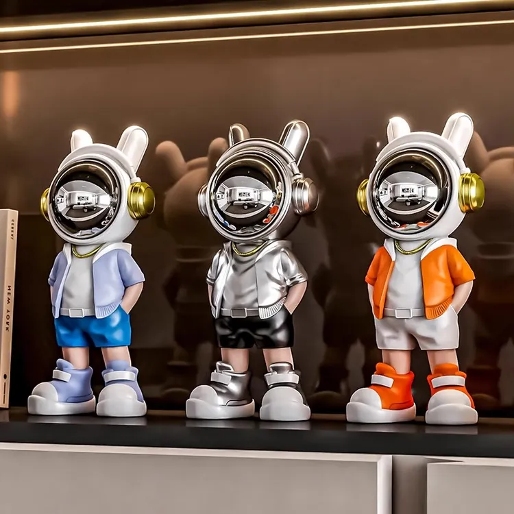 太空人宇航员桌面摆件家居客厅办公室酒柜软装饰品开业礼物航天员