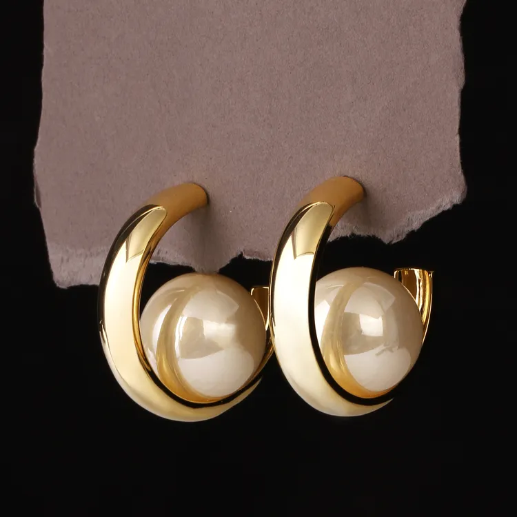 【KEFAN珂梵】日韩金色轻奢百搭简约时尚精致耳饰女