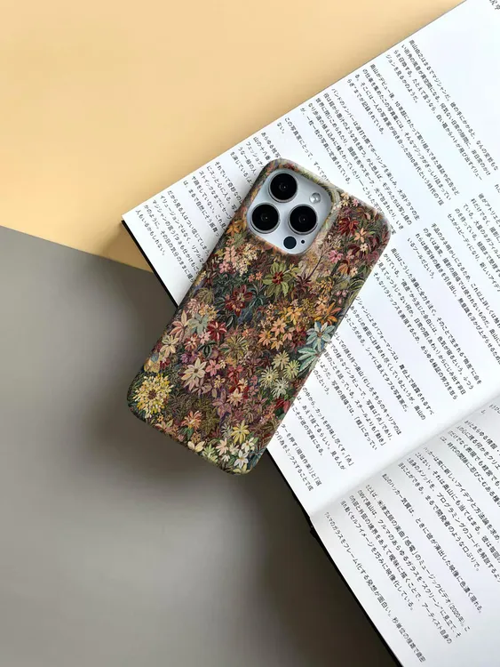 永恒花丛菲林软硬壳适用于苹果华为vivo小米oppo一加防摔手机壳