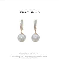 铜合金合成锆石耳饰 KILLYBILLY时尚百搭款耳饰