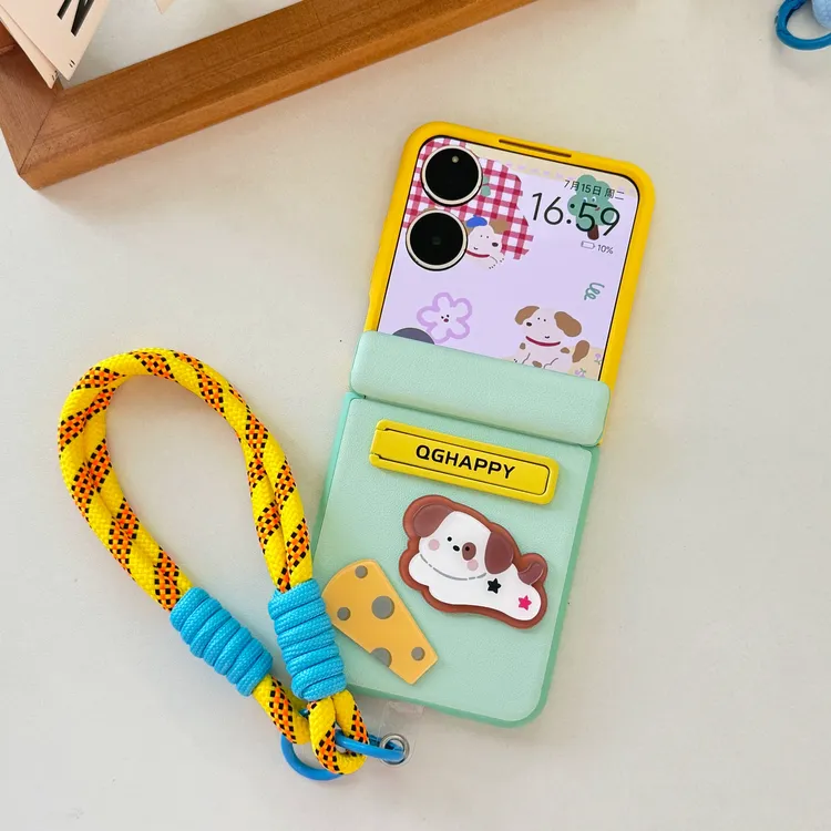 适用小米 MIXFlip2手机壳中轴全包折叠mixflip支架手提网红保护套