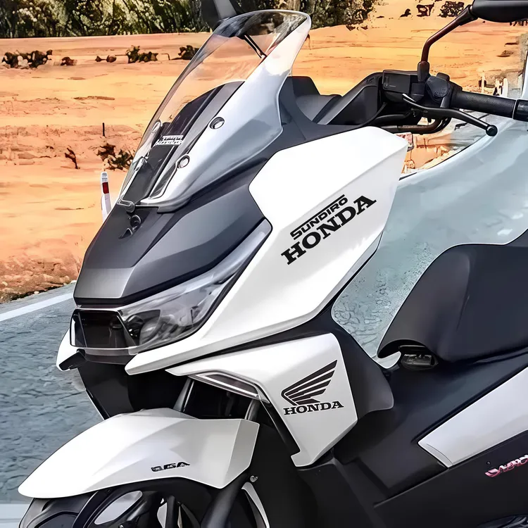 适用新大洲本田NS150GX贴纸摩托车头拉花防水翅膀版画反光改装饰