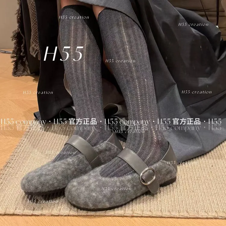 H55-温莎日记｜小韩客订呢子料棉里两穿玛丽珍3cm73-2866-RD