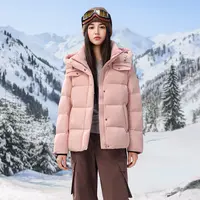 【雪中飞】女装户外运动风保暖羽绒服外套X2501422990F