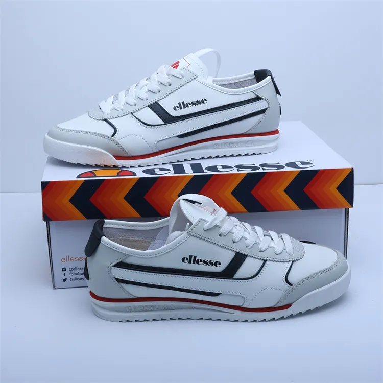 时尚轻便~！出口牛皮拼接日常休闲运动复古阿甘鞋