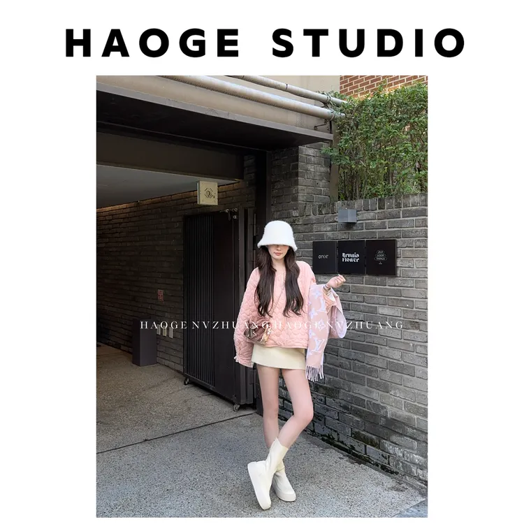 浩哥严选●彩色绒冬HGQ5WT3394A外套预小众宽松设计感甜美休闲秋季