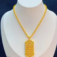 【专柜同款】 女士算盘项链套装时尚饰品潮流