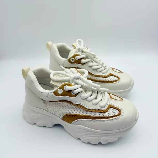 透气女鞋可露丽风老爹鞋厚底时尚休闲鞋休闲女款潮鞋