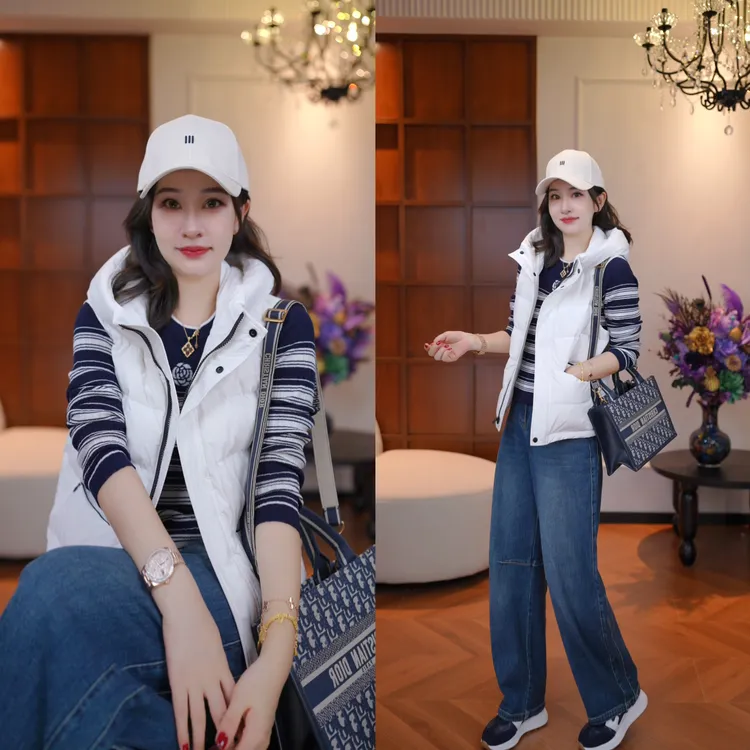 【初雪暖绒】秋冬时尚百搭修身马夹XY25495