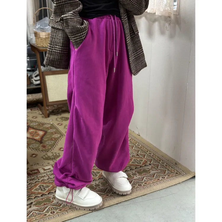 ZM2157 秋冬加绒加厚保暖松紧腰休闲裤