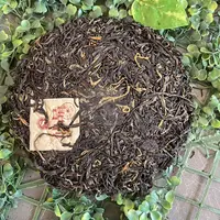 雨腾古茶 YW系列“霜J”C家B 野S金J眉红茶饼300g/饼（9月16）