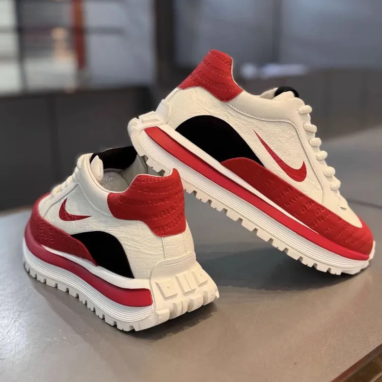 2025秋季新款高颜值时尚高级低帮增高百搭潮鞋运动高端休闲鞋男款