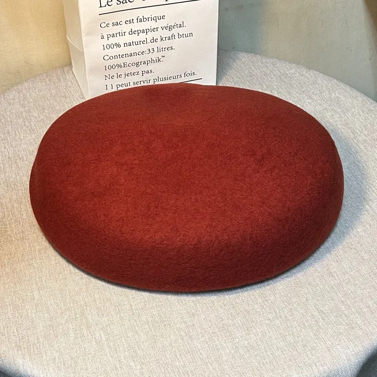 FLAMINGO2024秋冬新品·日本进口·彩色绵羊毛贝雷帽