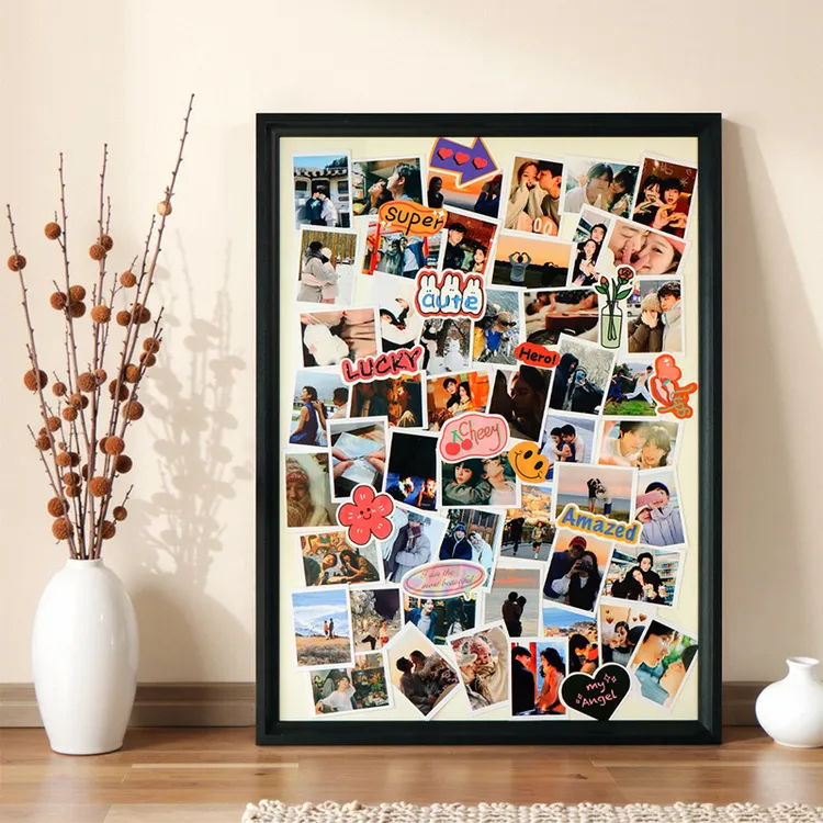 创意相框照片定制diy情侣相框摆台情人节七夕生日礼物