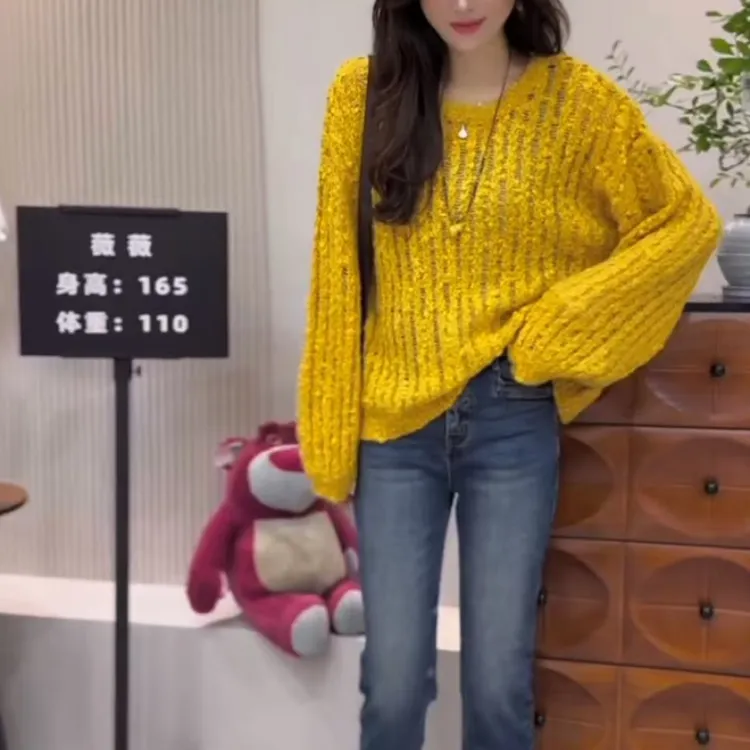 时尚简约百搭圆领纯色上衣显瘦修身裤子女装