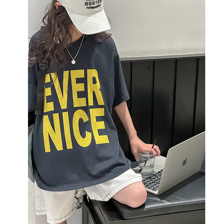 K26631韩国童装女童短袖T恤儿童上衣2025新款夏季大童半袖打底衫t